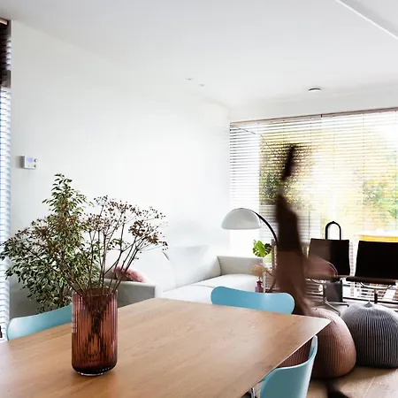 Hout - Architectenwoning Met Grote Panorama Tuin - Design Hot Tub Optioneel Villa *