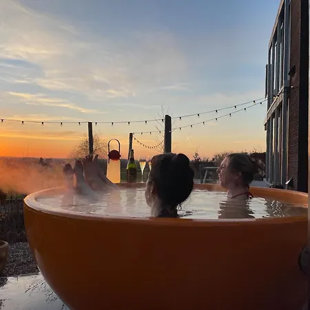 Villa Hout - Architectenwoning Met Grote Panorama Tuin - Design Hot Tub Optioneel